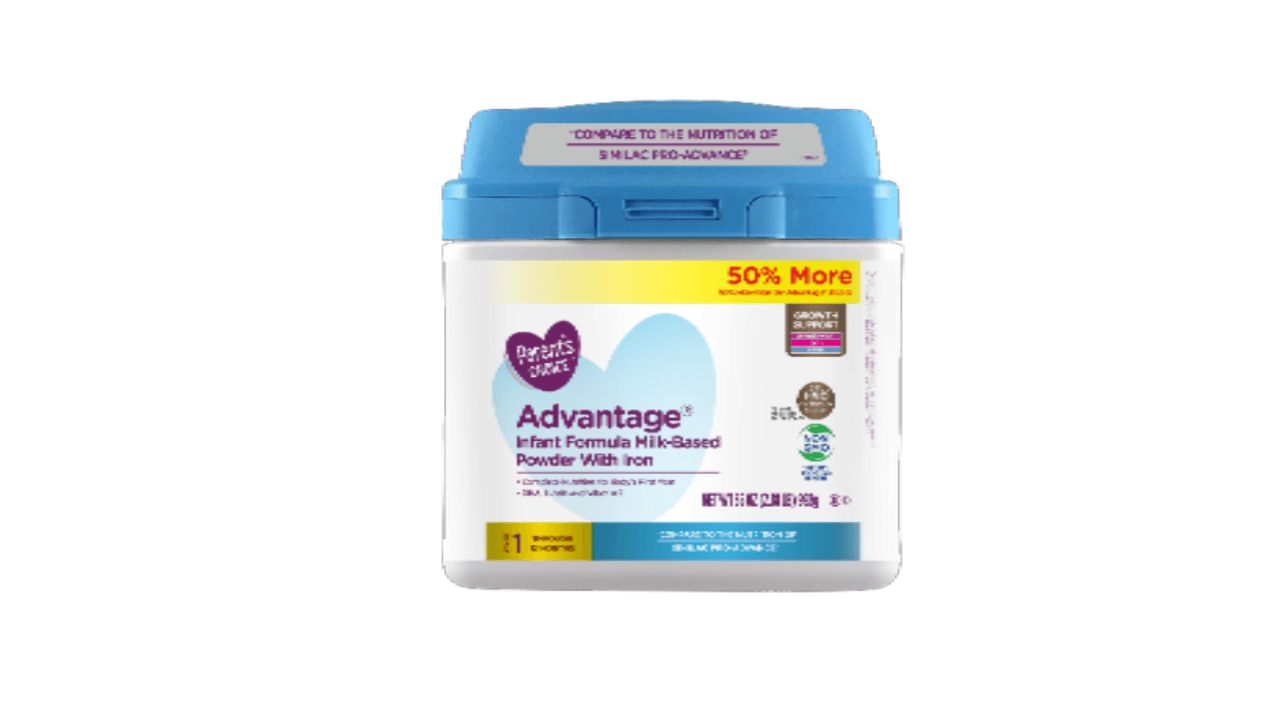 Retiran fórmula de leche para bebés de Walmart por riesgo de contener piezas de metal