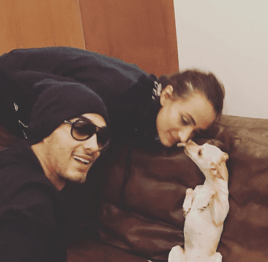 Al igual que su mamá, Michel y Ana también son amantes de los animales, en especial de los perritos.