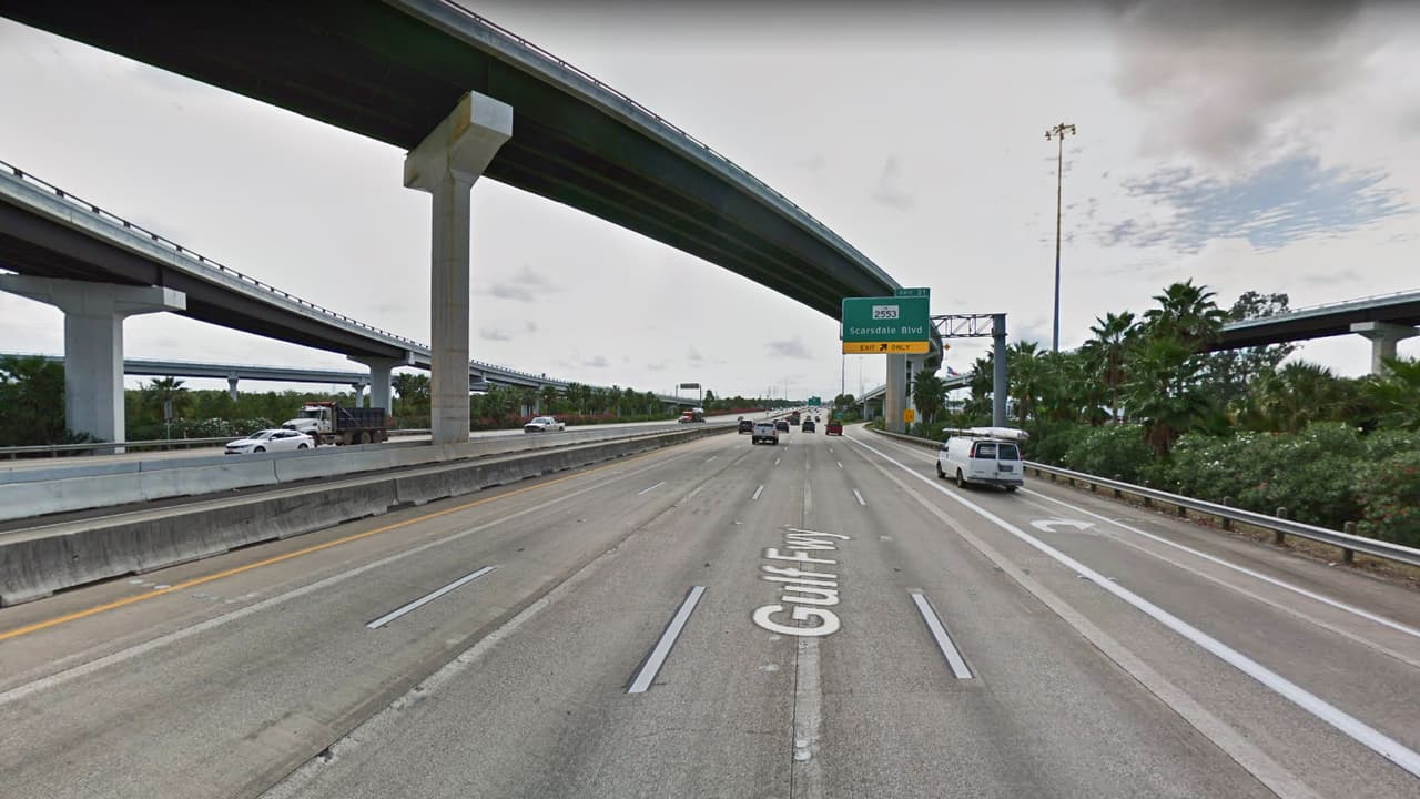 La autopista 45 en Houston es la más peligrosa en todo el estado de Texas según este estudio.