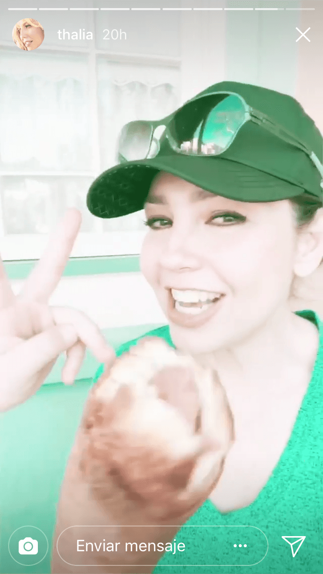 No pudo perderse de la rica comida que ofrece el lugar así que no le preocupó en nada romper la dieta.