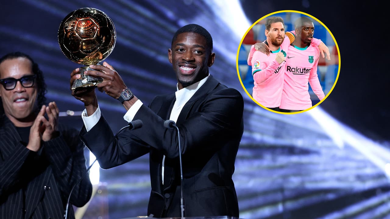 Dembélé revela el gran gesto de Messi con él tras ganar el Balón de Oro 