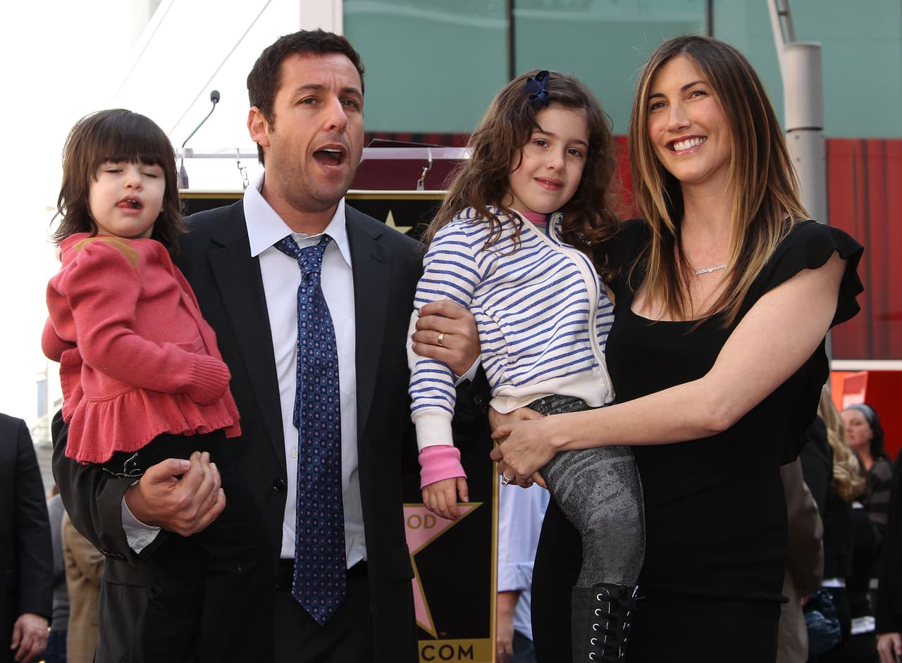 Adam Sandler y su familia