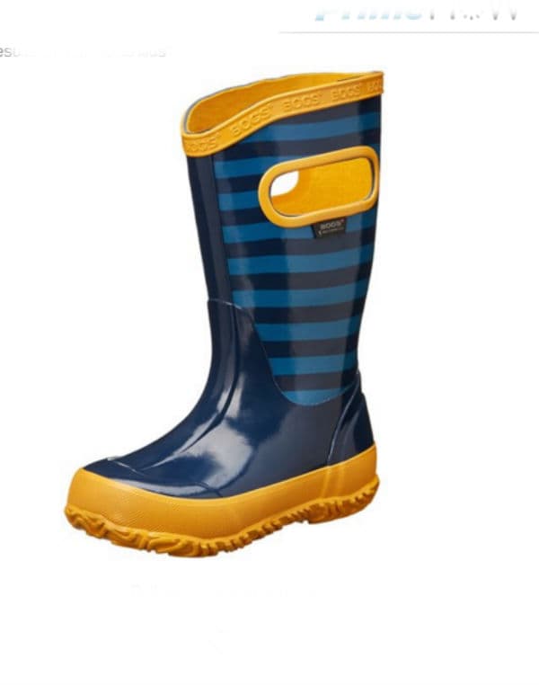 Botas de lluvia a niños 35 dólares en amazon.com