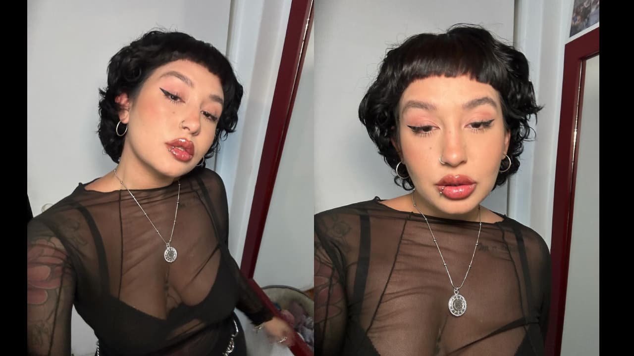 Romina, hija de Niurka, se atacó de la risa al ver el apodo que le pusieron.