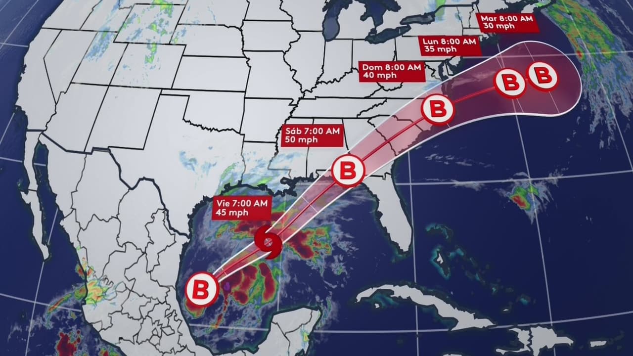 Se forma un nuevo potencial ciclón tropical y se mueve rumbo a Florida