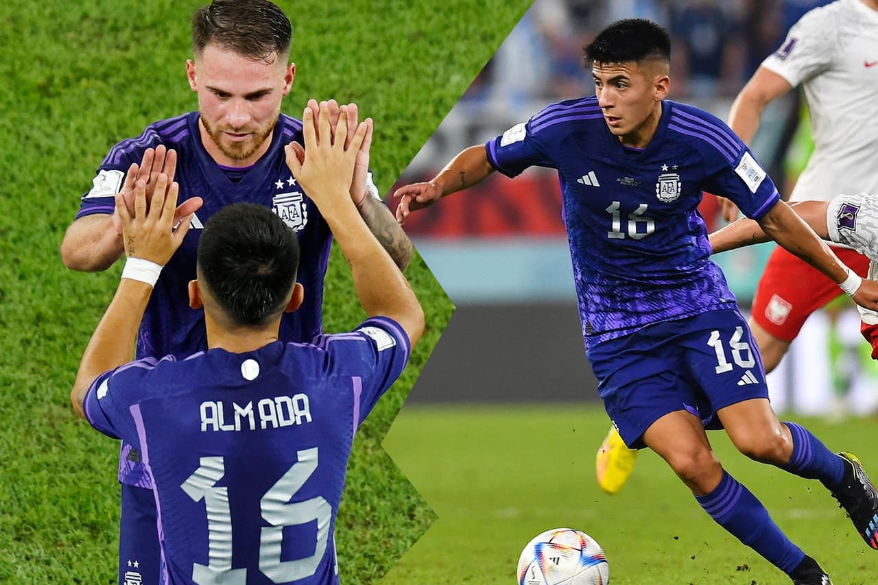 Coronado de gloria: Thiago Almada hizo su debut mundialista con Argentina