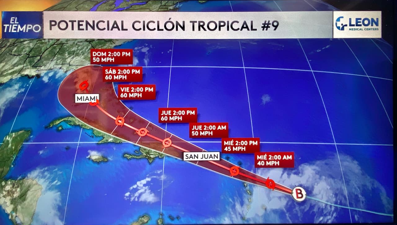 El sur de Florida atento a potencial ciclón tropical que amenaza al Caribe 