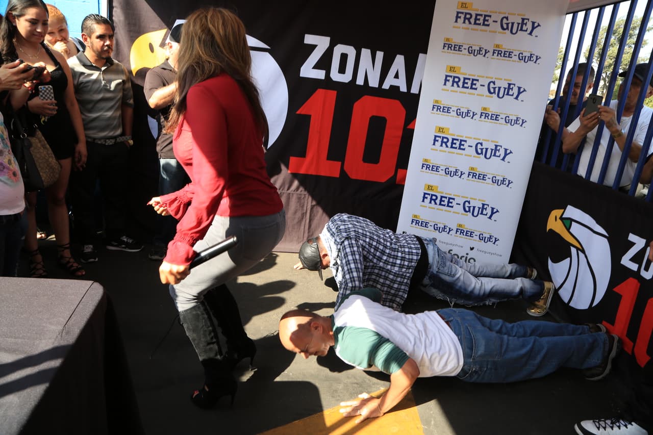 El Free-guey show es muy querido por su público y estas fotos lo demuestran.