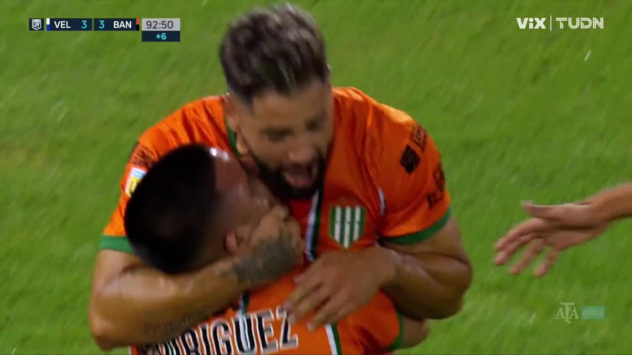 ¡No puede ser! Banfield le saca el empate a Vélez en tiempo agregado