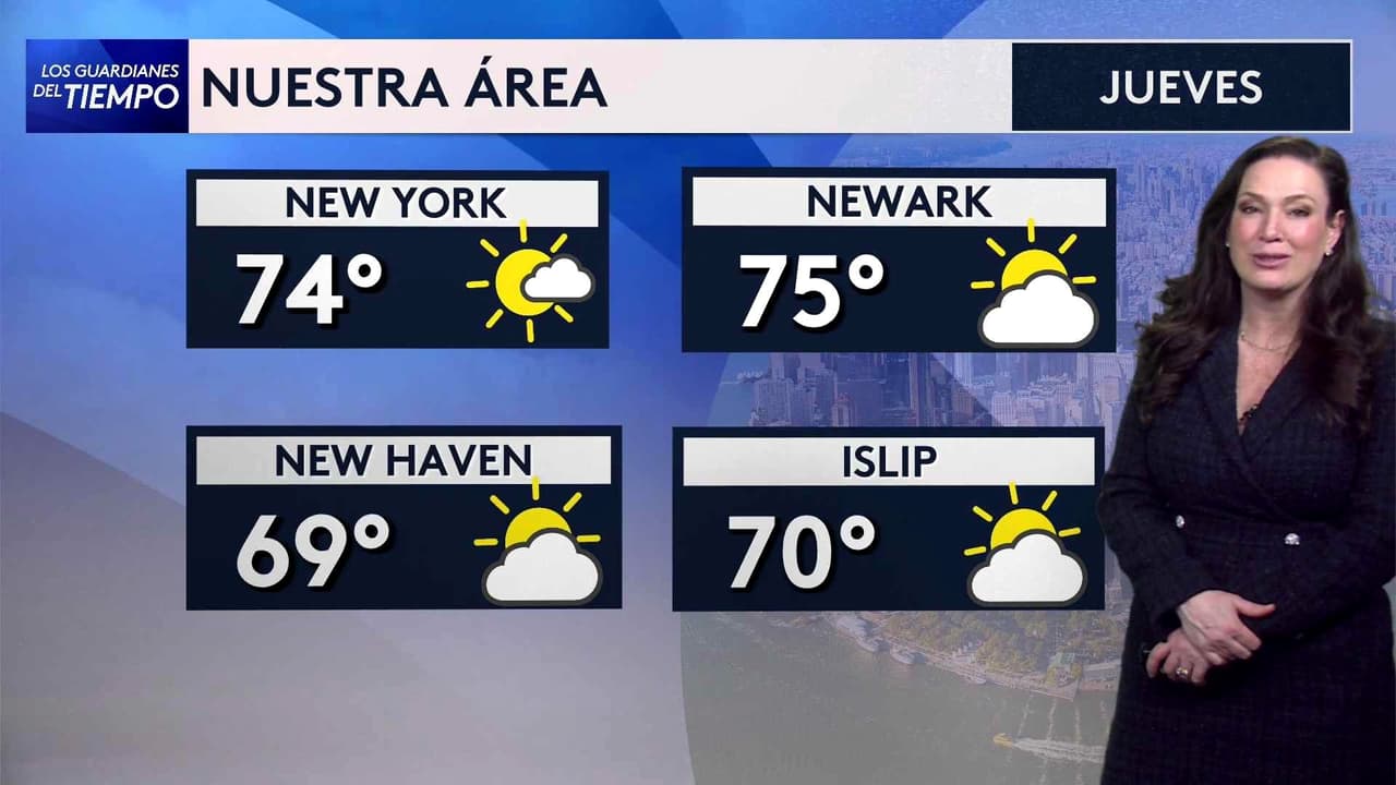 Pronóstico del tiempo hoy en Nueva York: Día caluroso con viento; el termómetro alcanzará 74 °F