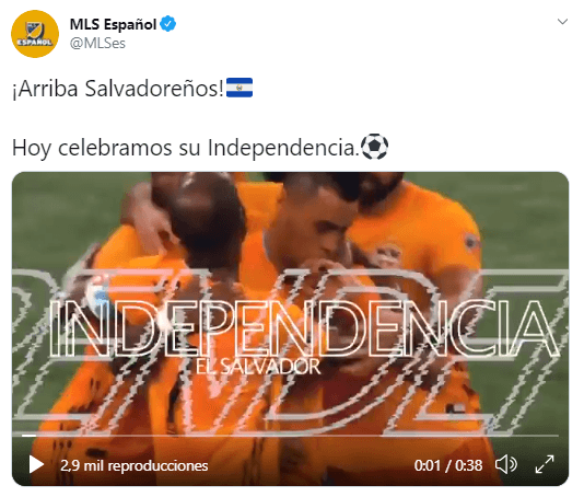 Equipos latinoamericanos y del resto del mundo, se suman a las felicitaciones por la celebración de la Independencia de México, Guatemala, el Salvador, Costa Rica, Honduras y Nicaragua.