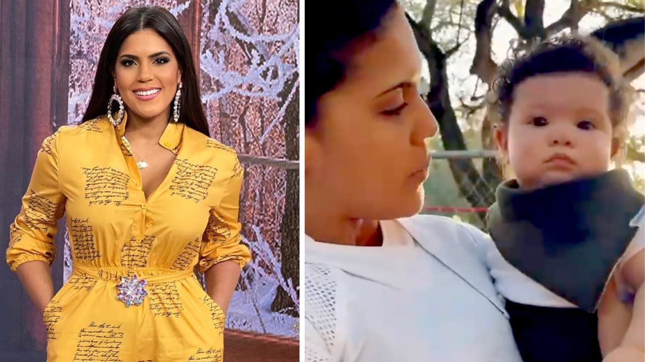 Francisca llevó a Gennaro a escoger su primer árbol de Navidad y es grandísimo