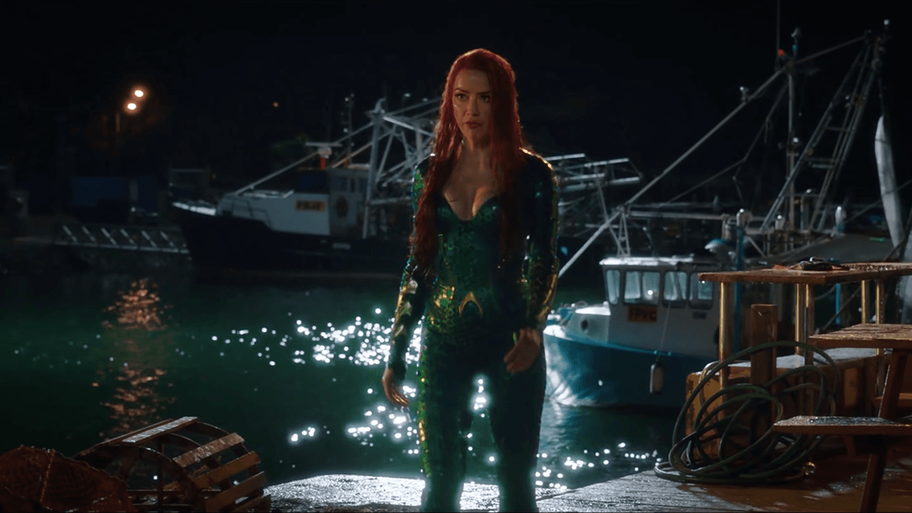 Amber Heard como Mera en 'Aquaman'.