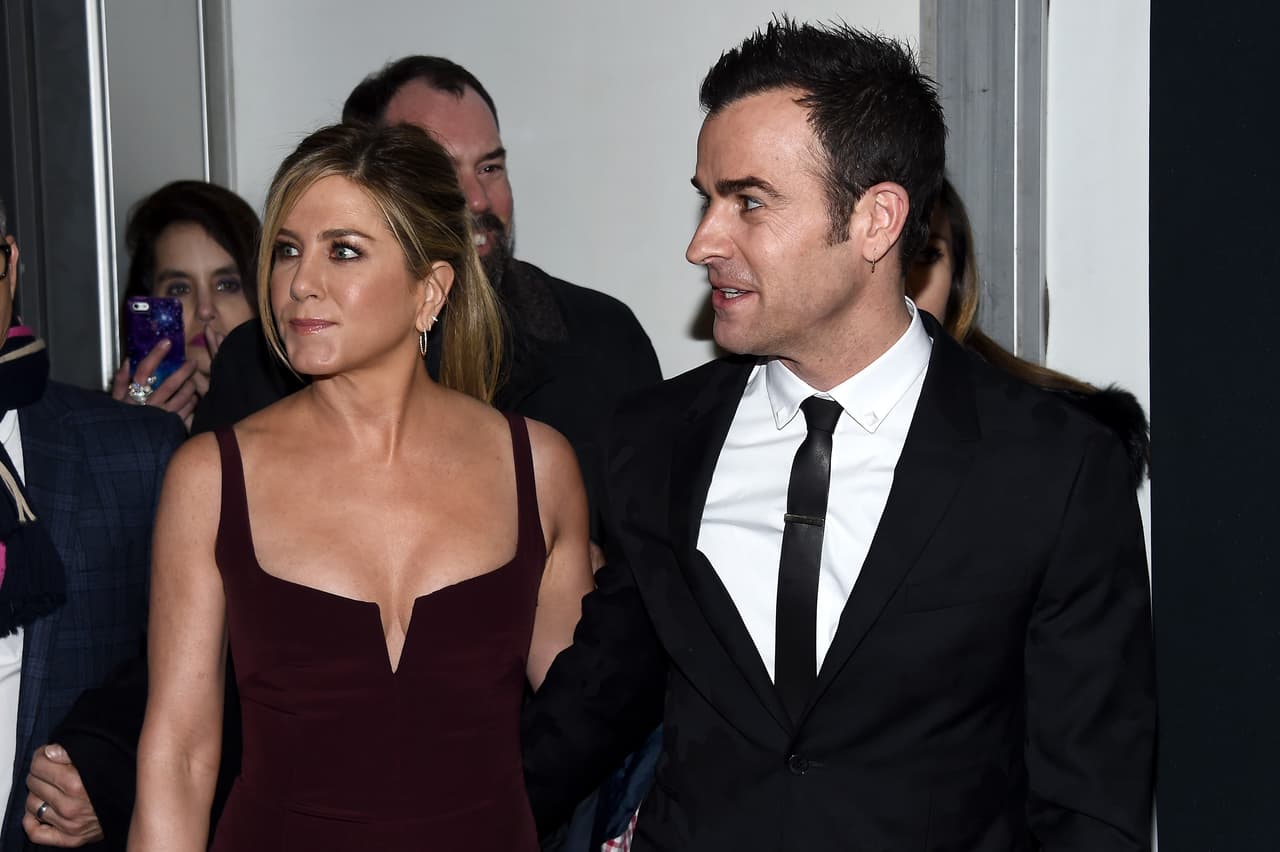 Jennifer Aniston y Justin Theroux fueron al estreno en Manhattan de la película 'Zoolander 2'.