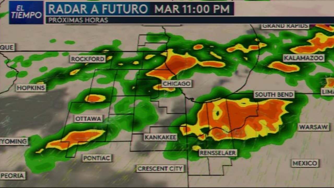 Tormentas severas podrían impactar Chicago este martes con riesgo de tornados, granizo y vientos fuertes