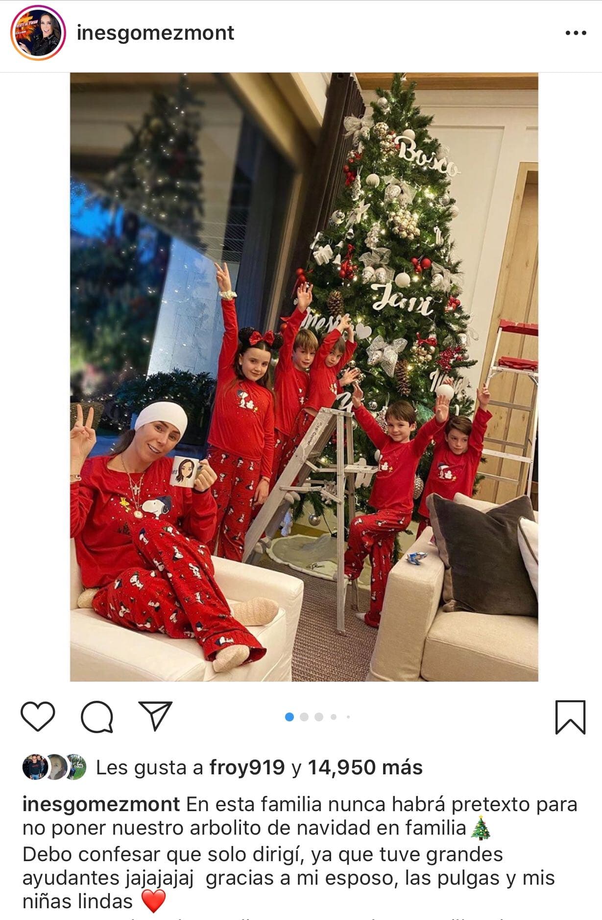 Su recuperación evoluciona favorablemente y ahora la presentadora ya tiene fecha y lugar para su regreso a la televisión. Recientemente montó en casa con la ayuda de sus hijos y esposo el arbolito de Navidad, aunque por el reposo, solo los dirigió.