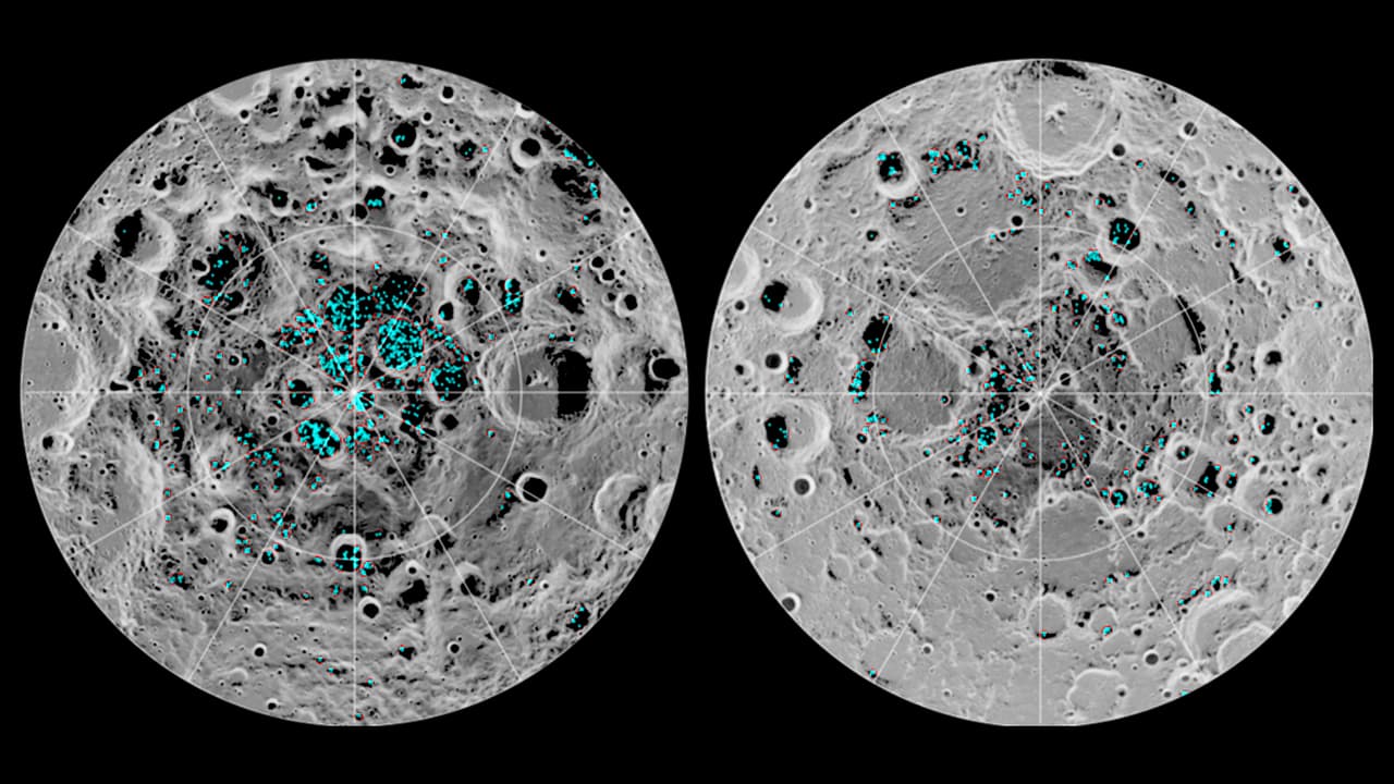 Hielo en nuestro satélite: científicos confirman que hay agua en la superficie de la Luna