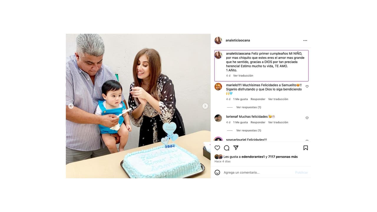 Samuel llegó a la vida de Ana Leticia poco después de la muerte de Octavio Ocaña.