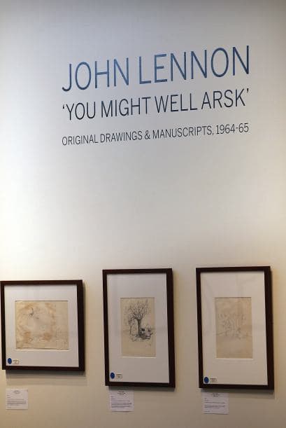 Se trata de la más grande colección privada de obras de Lennon que se haya visto en el mercado, según la casa de subastas Sotheby's.