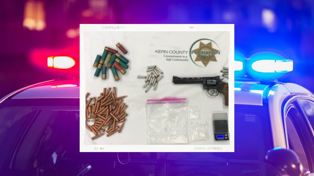 Encuentran metanfetamina, armas y dinero en efectivo a dos hombres en libertad condicional