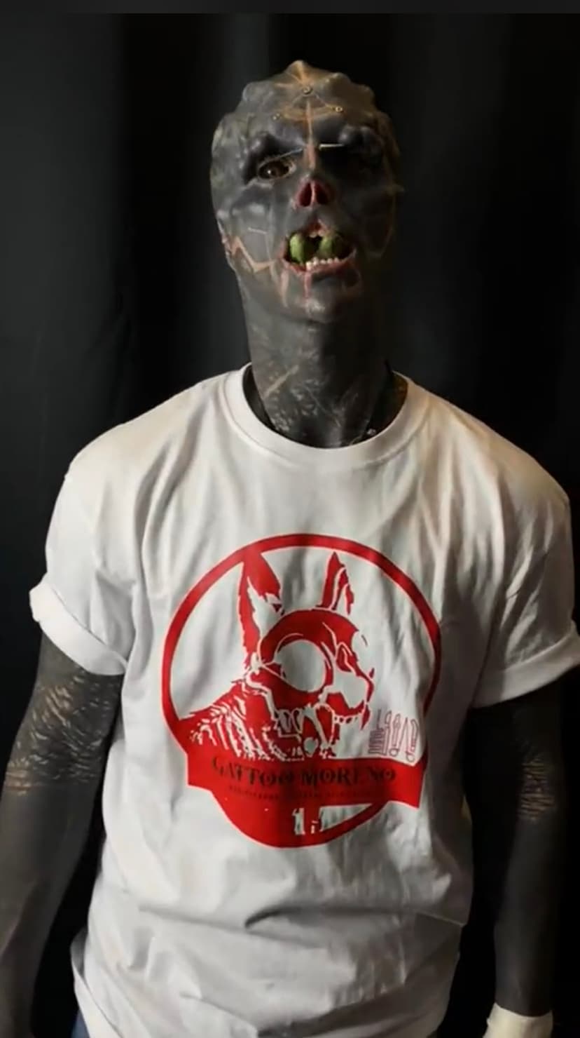 Loffredo se prepara para un próximo cambio drástico y aunque su apariencia le ha generado un montón de burlas, él apela a la tolerancia. 
<b>“Me siento muy en paz conmigo mismo”</b>, afirma. 
<br>