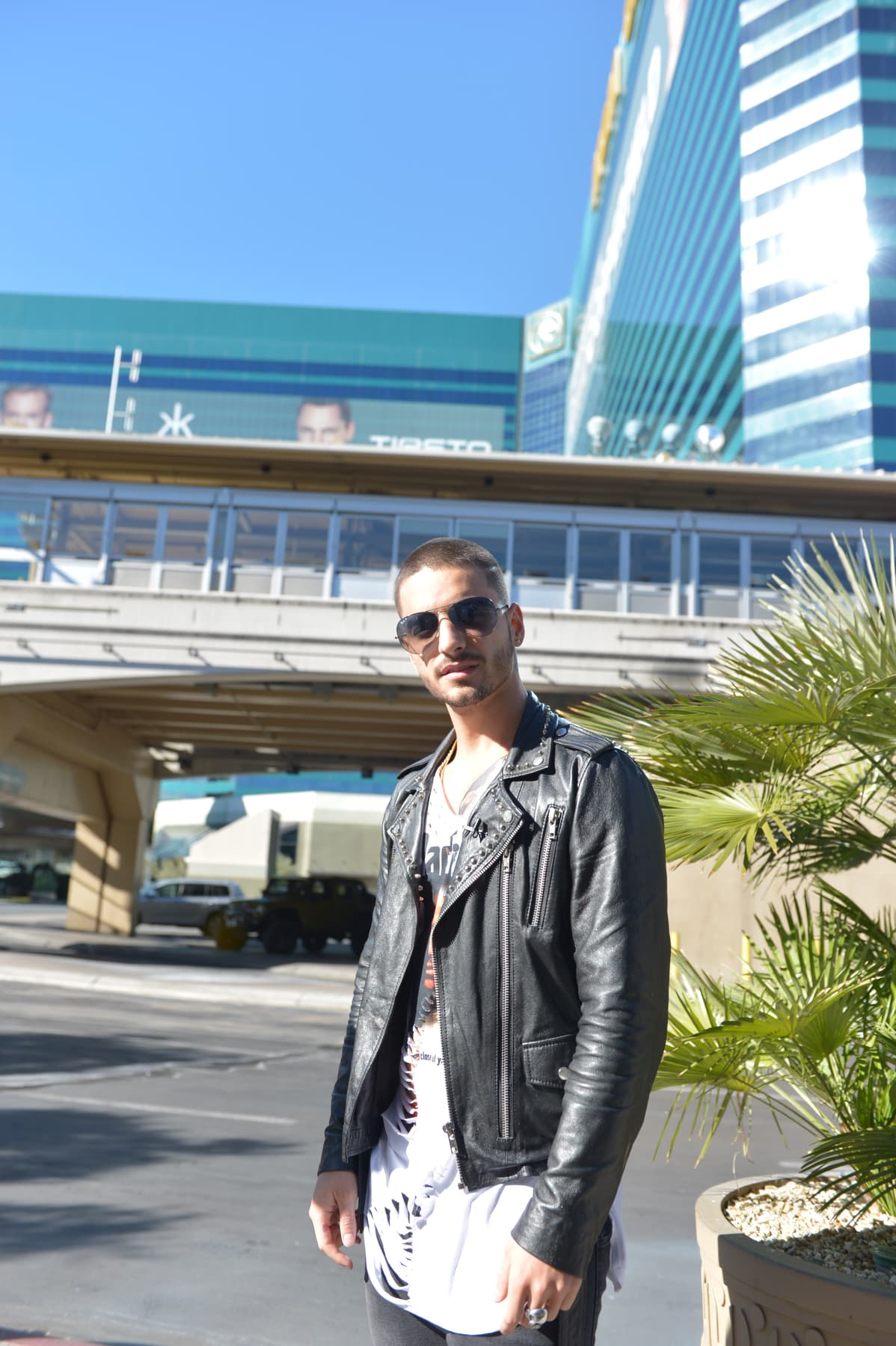 Maluma llegó a Las Vegas para disfrutar de la 'Ciudad del Pecado', y claro, de su paso por Latin GRAMMY.