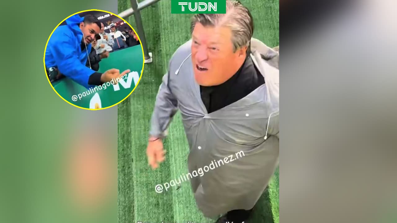 Miguel Herrera se encara con aficionado tras el Atlante vs. León
