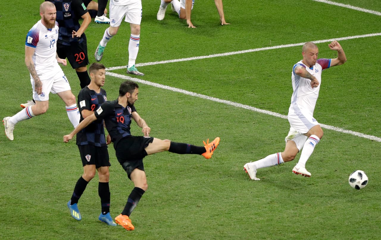 103. Milan Badejl (Croacia) al minuto 53. Croacia 1-0 Islandia.