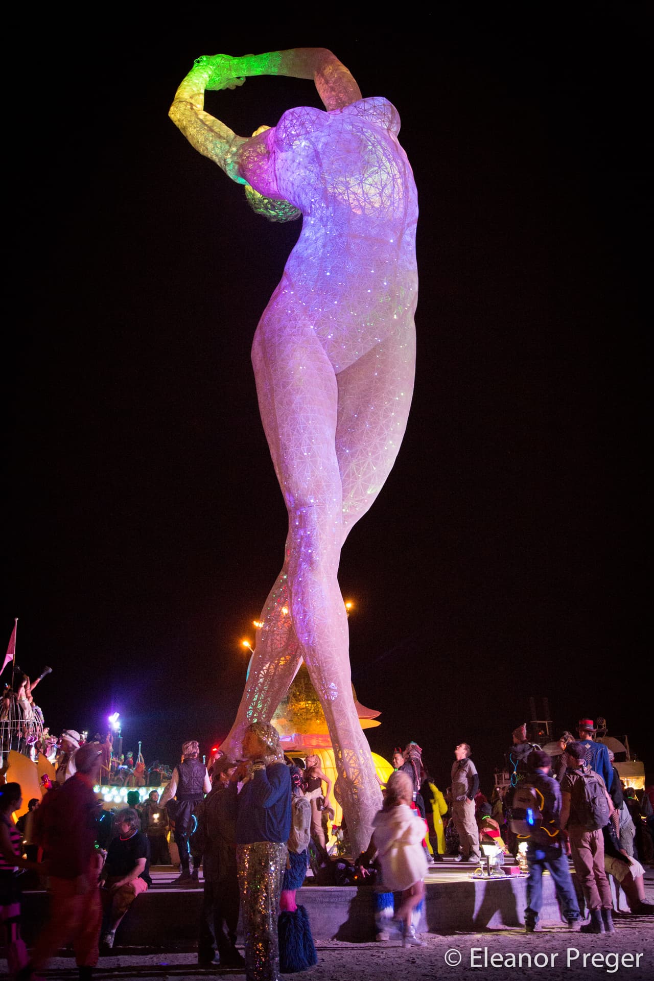 Antes de exponerse en el San Leandro Tech Campus, la obra estuvo en el Burning Man.