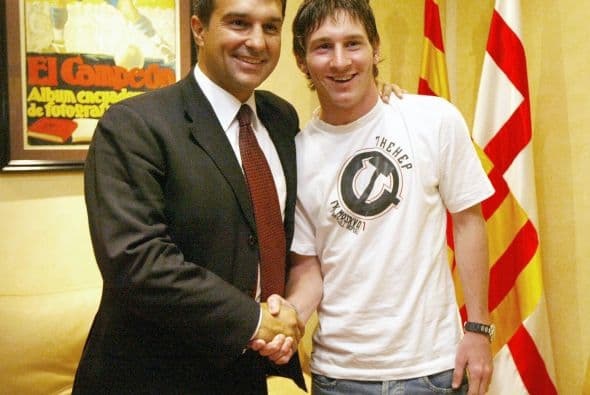 Joan Laporta afirma que Messi lo felicitó tras su triunfo