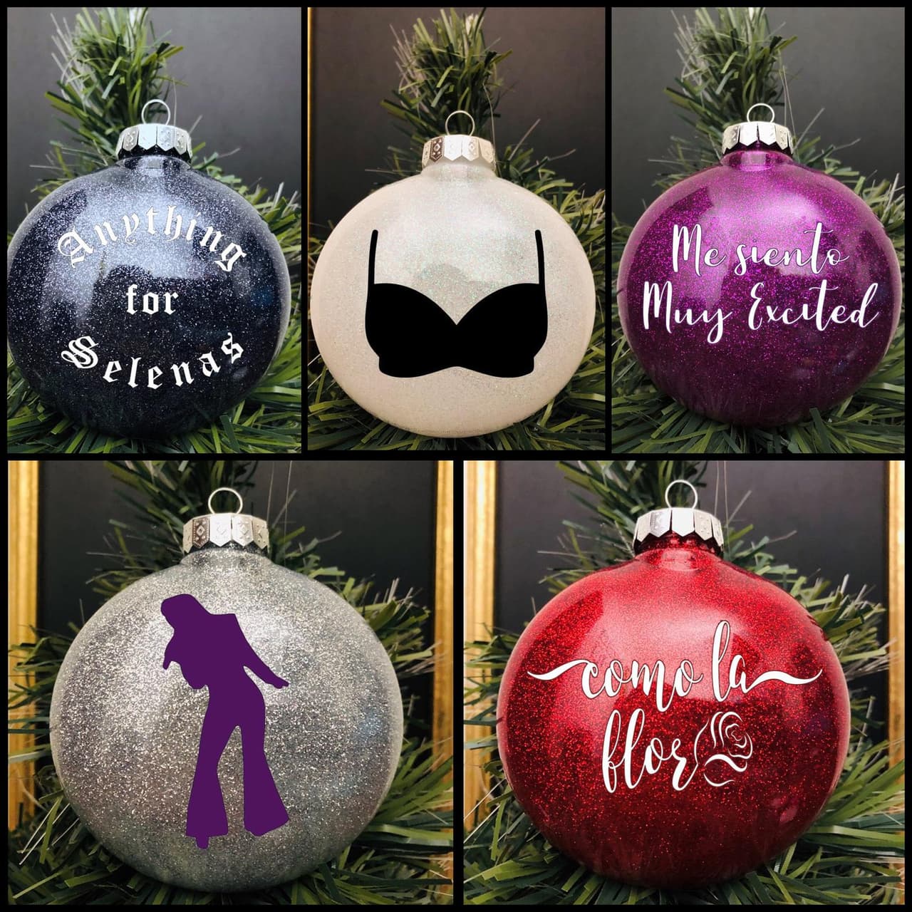Si todavía no has decorado tu árbol de Navidad, esta idea puede ser genial para que lo vistas haciéndole homenaje a Selena.