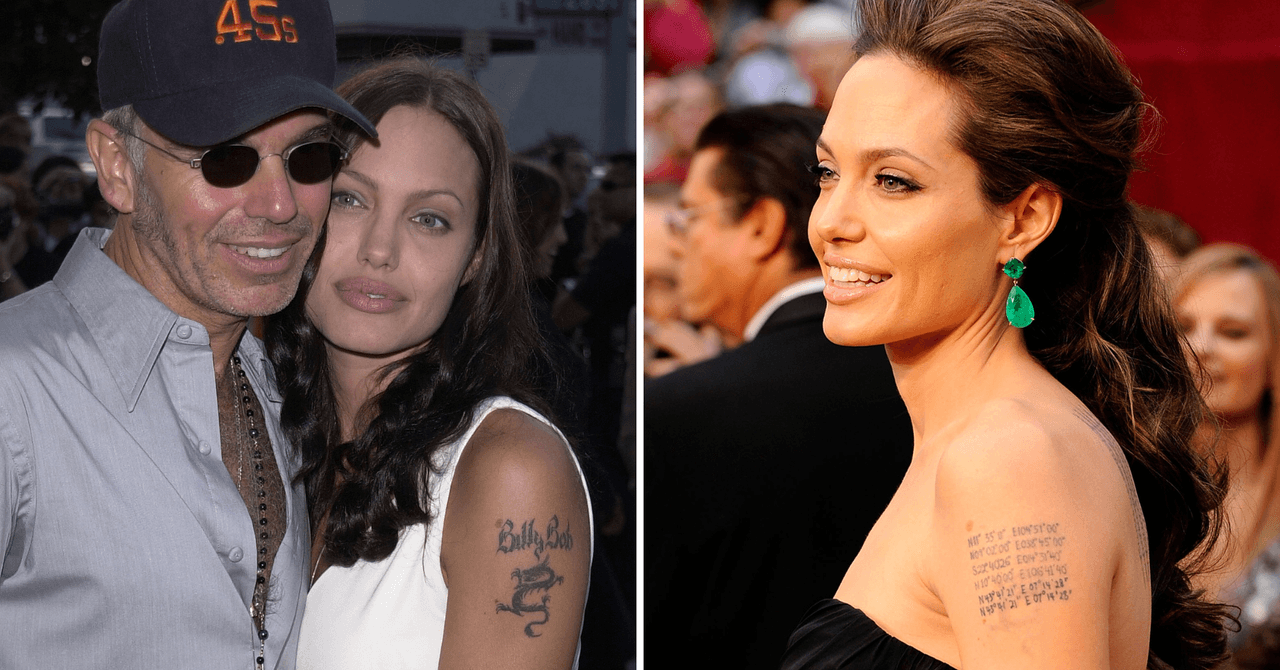 Angelina Jolie borró su tatuaje y luego se hizo otro en el mismo lugar