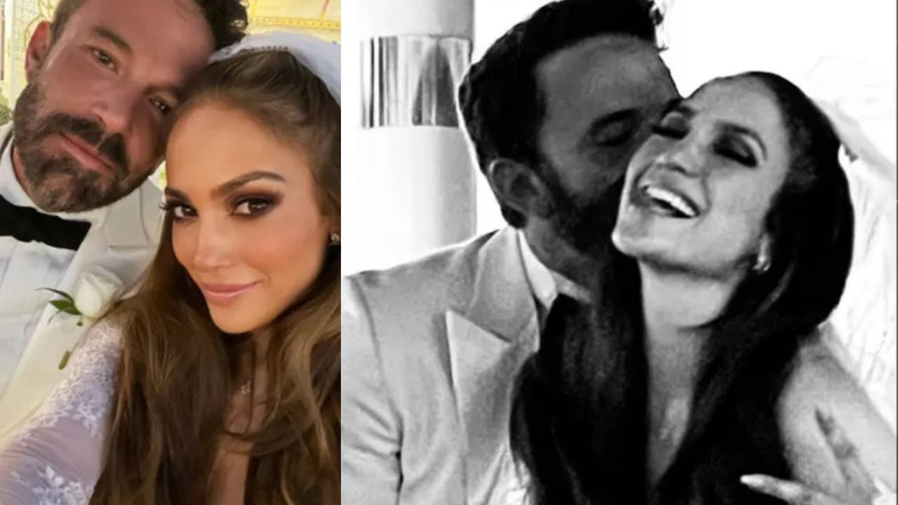 Estas son las primeras fotos de la boda de Jennifer López y Ben Affleck