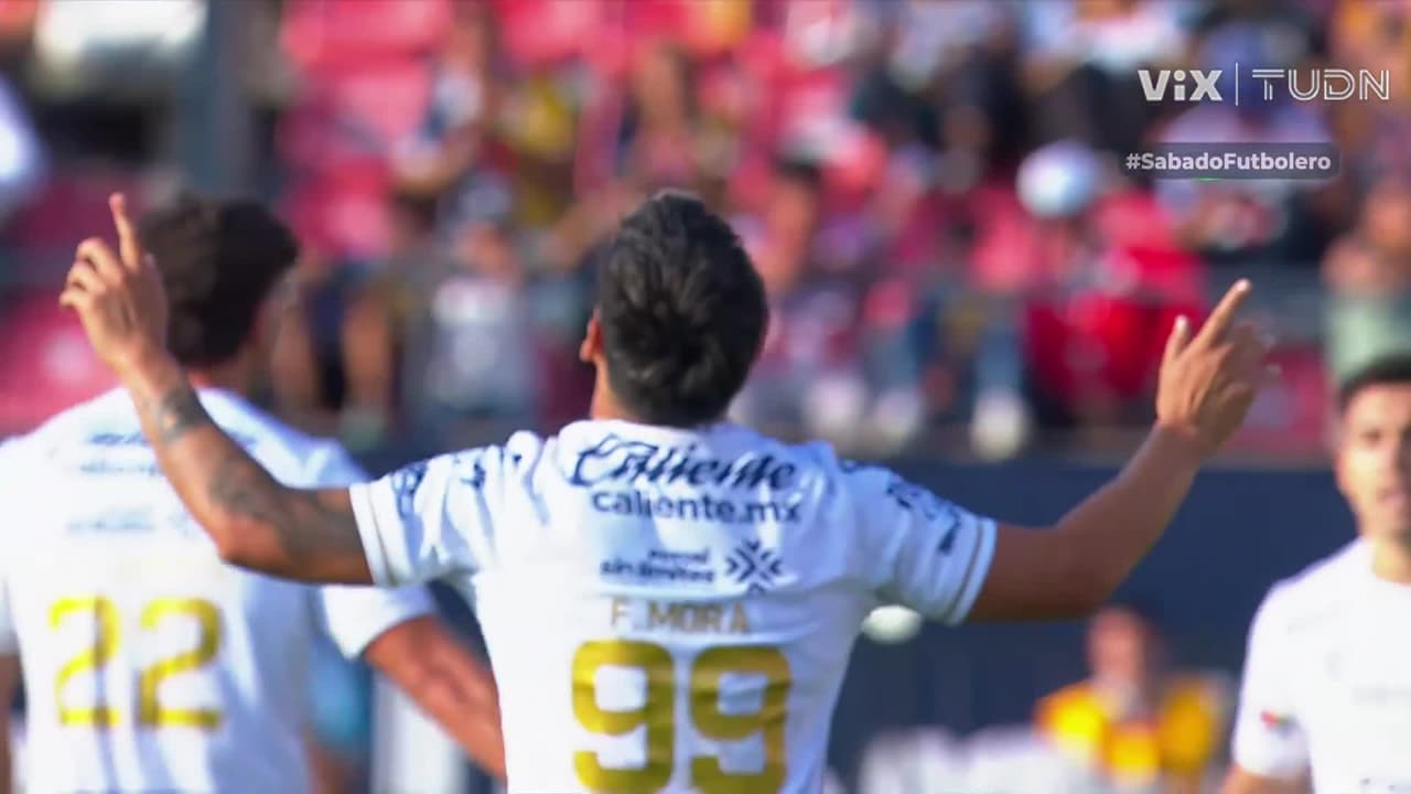 ¡San Luis lo empata! Felipe Mora también de cabeza para el 1-1