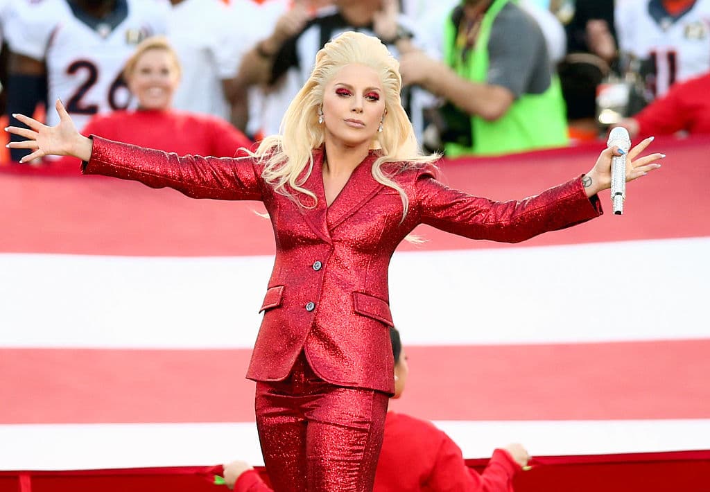 Lady Gaga fue la intérprete en el Super Bowl L en el Levi’s Stadium, en Santa Clara, California.