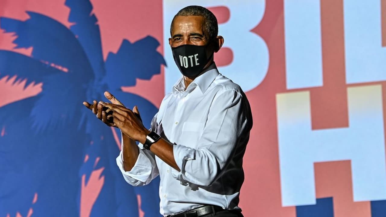 “Estamos a un paso de un cambio verdadero”: Obama llegó Miami para impulsar la campaña presidencial de Biden