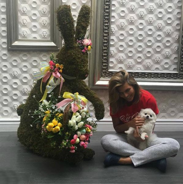 "Siempre me alegran el día!", así confesó su amor perruno.