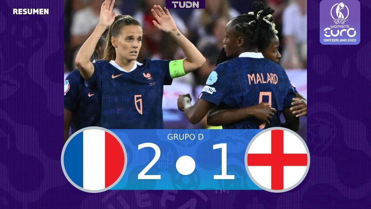 Resumen | Francia suma su primer triunfo en la Eurocopa Femenil
