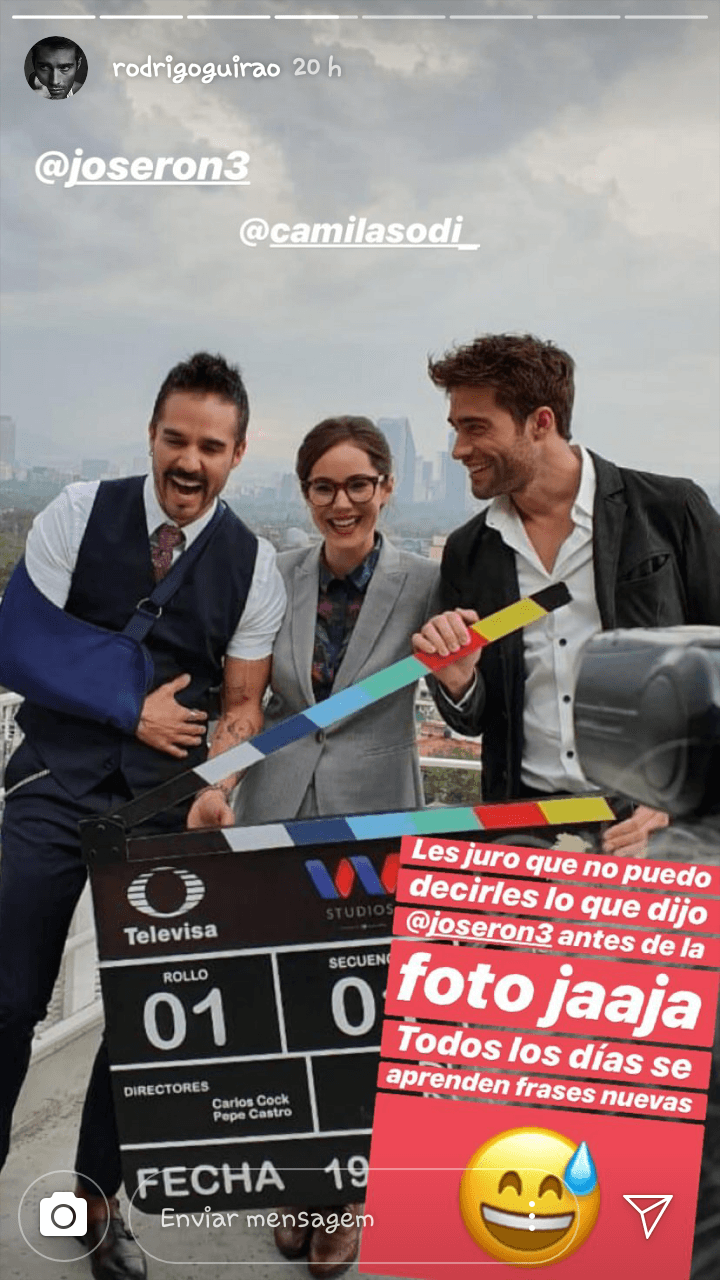 "Seguramente muchos recuerden la versión que se estrenó en Argentina a finales de 2004. Lo loco de las vueltas de la vida es que mi primera novela, '1/2 falta', se estrenó justo en el horario después de 'Rubí', en el mismo canal, para luego cuando 'Rubí' finalizó ocupar su lugar", relató.