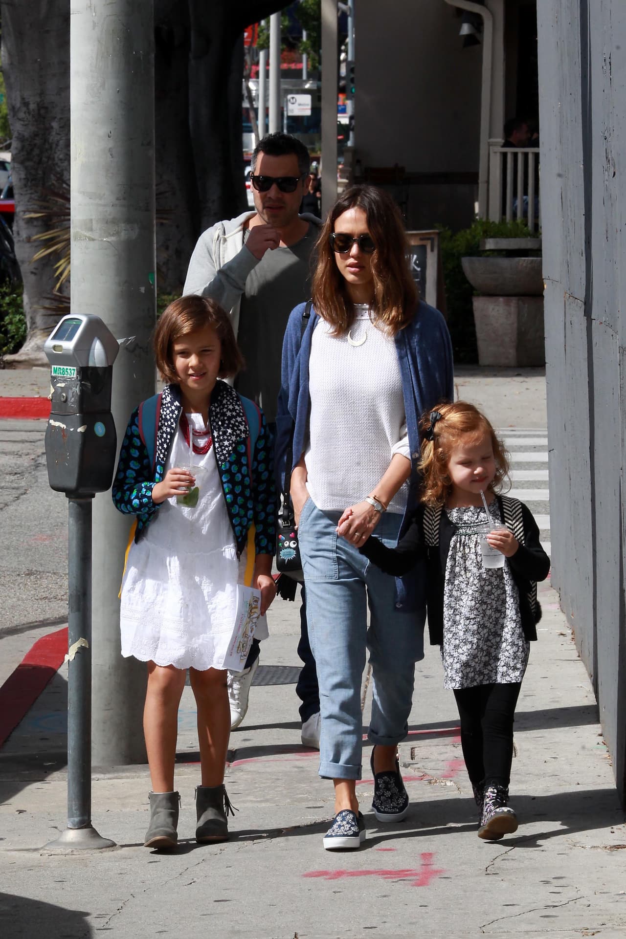 Toda la familia muy unida.