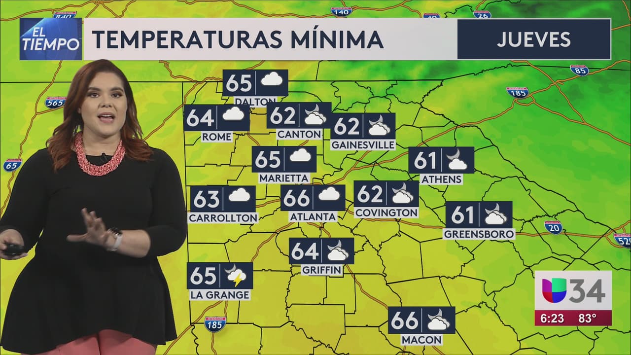 Las condiciones del tiempo para este fin de semana en metro Atlanta