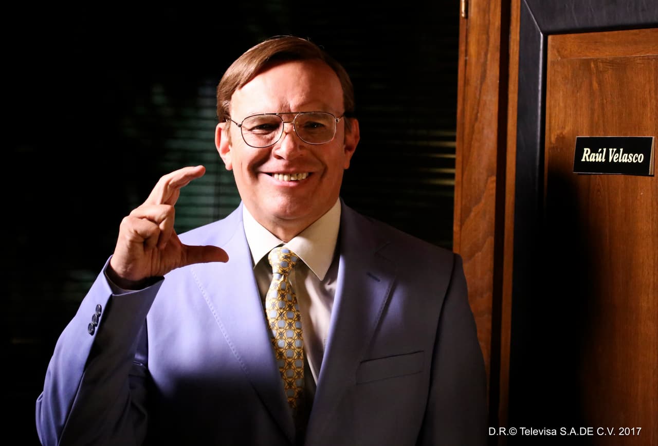 Raúl Velasco es una personalidad que la impulsó en su carrera, Mauricio Castillo es el actor que lo interpreta.
