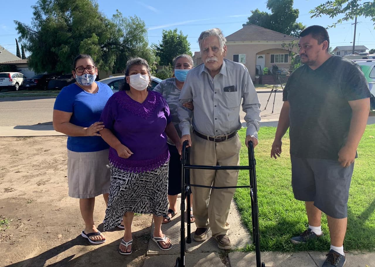 "Dios hizo un milagro": tras 24 días conectado a un respirador artificial, hispano vence el coronavirus