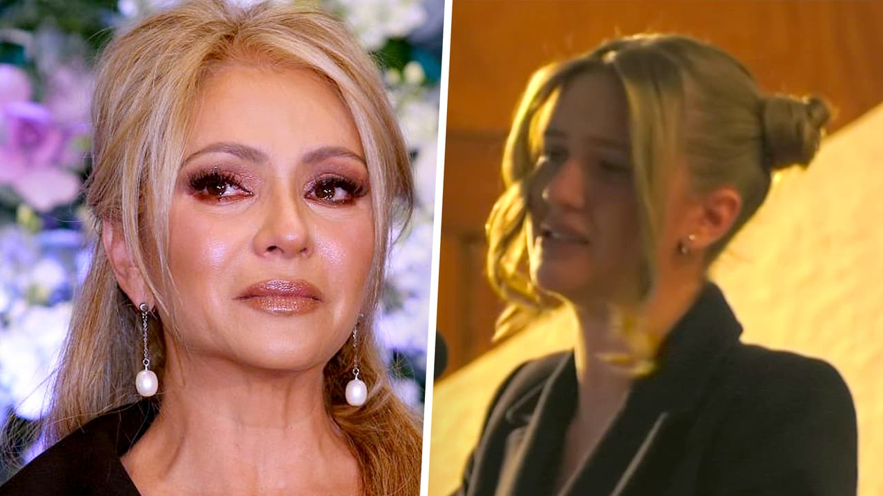 Hija de Daniela Castro conmueve con una carta a su abuelo en la misa por su muerte