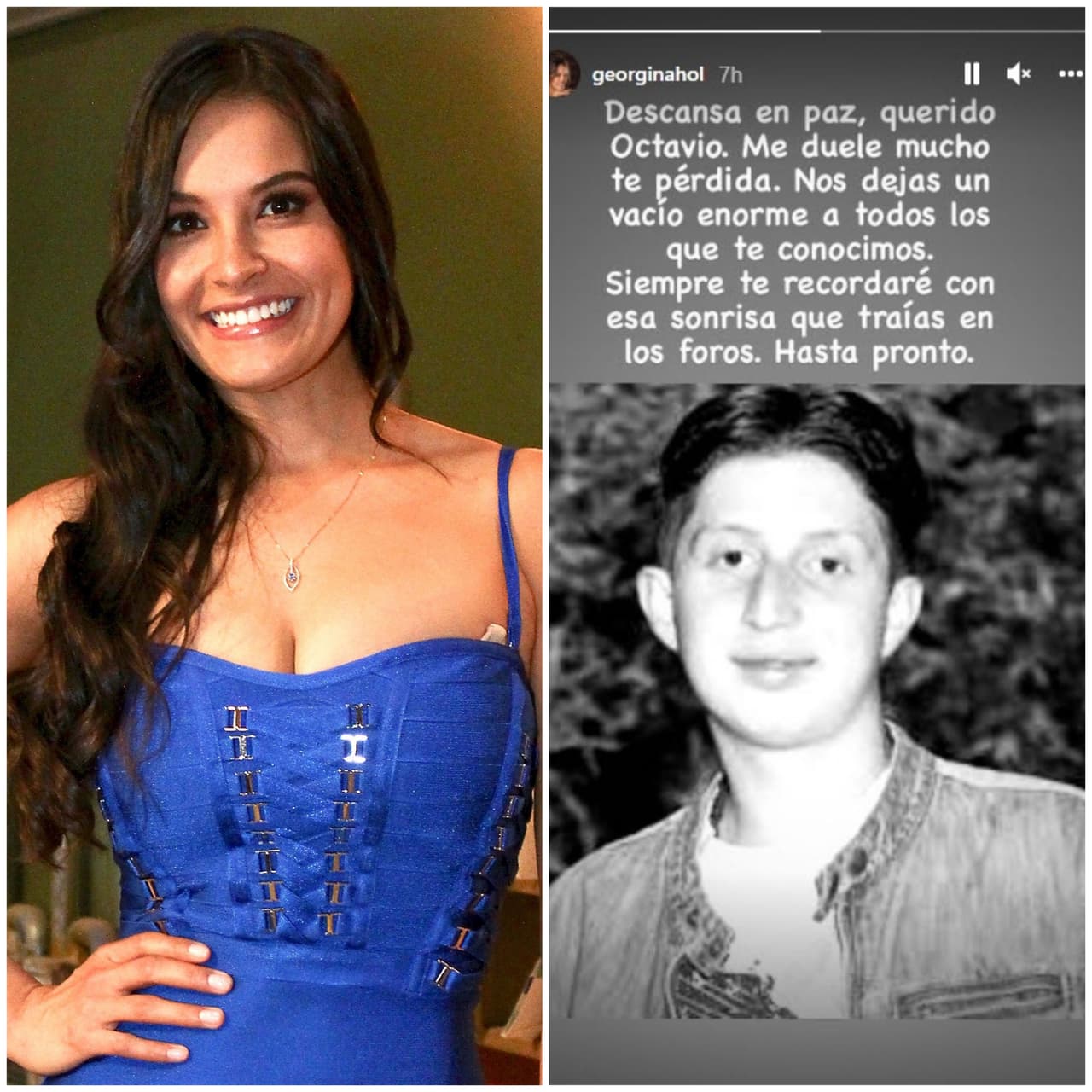 <b>Georgina Holguín</b> es otra de las actrices que se unieron al elenco en las últimas temporadas, la intérprete de Cris señaló que siempre "recordará su sonrisa".