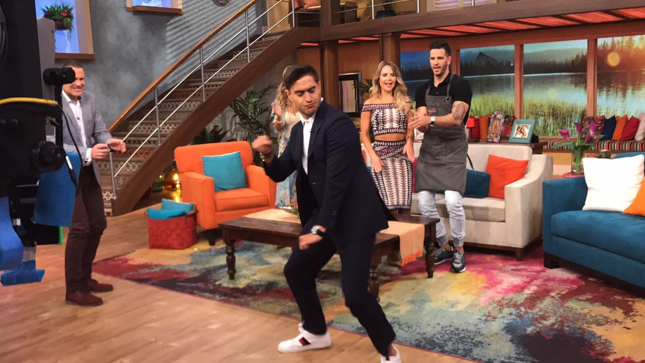 Rodolfo Landeros le demostró a Ximena, que ella no es la única que mueve bien el cuerpo.