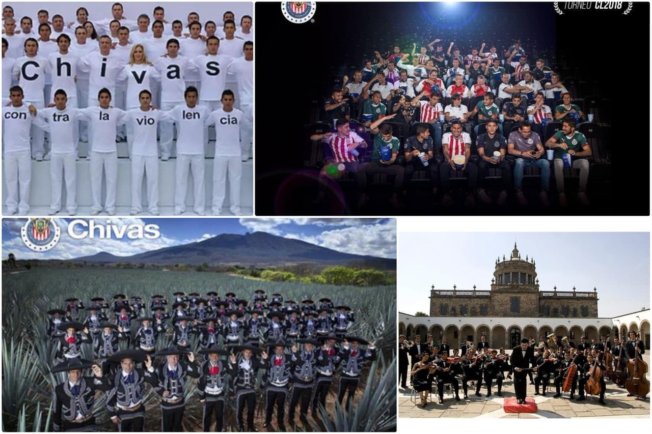 Guadalajara presentó la fotografía oficial del equipo para el Clausura 2018 y te presentamos un recuento con las mejores de su historia reciente.