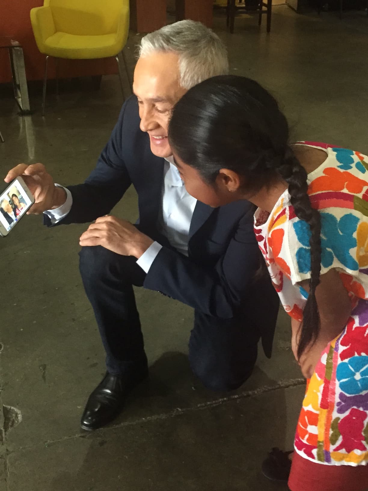 ¡No hubo momento más feliz que cuando se tomaron la inolvidable foto!