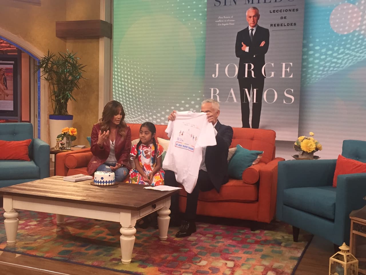 Sofi le dio un regalo muy especial al Jorge.