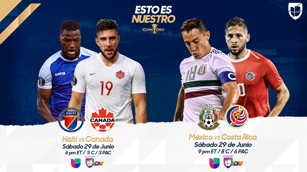 ¡Comienzan los Cuartos de Final! Estos son los duelos de este sábado en la Copa Oro